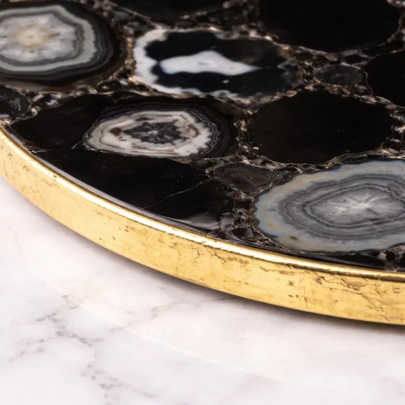 Black Agate Lazy 2 - Christmas Decoration | Stonerie