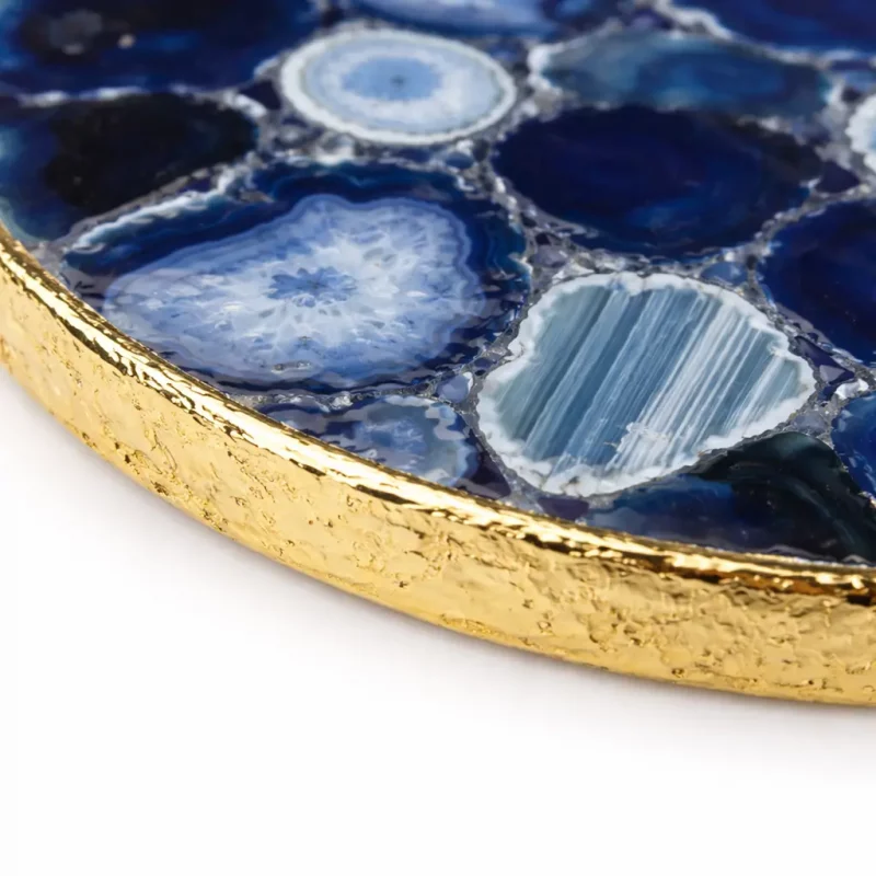 Blue Agate Lazy 2 - Christmas Decoration | Stonerie