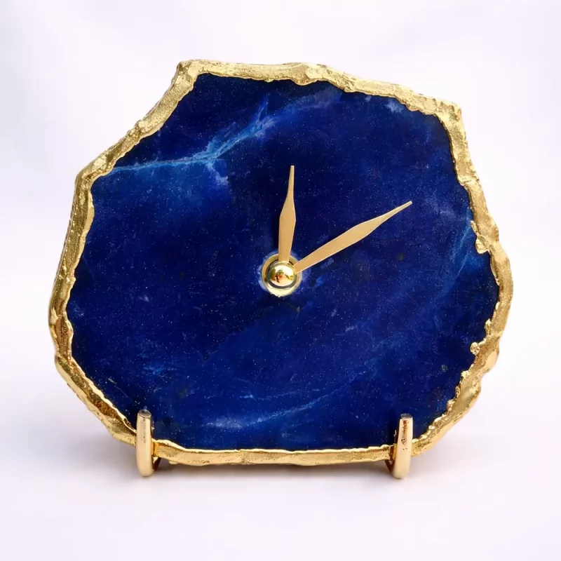 blue agate clock