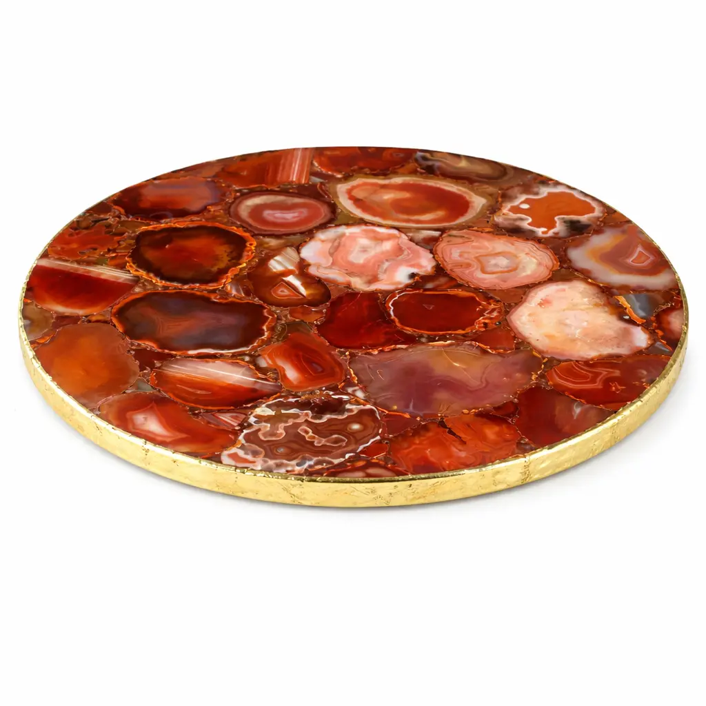 red Agate Lazy red agate lazy susan