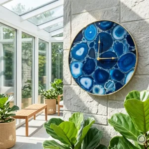 Best Wall Clock for Living Room – Agate Clock Collection - Stonerie Best Wall Clock for Living Room