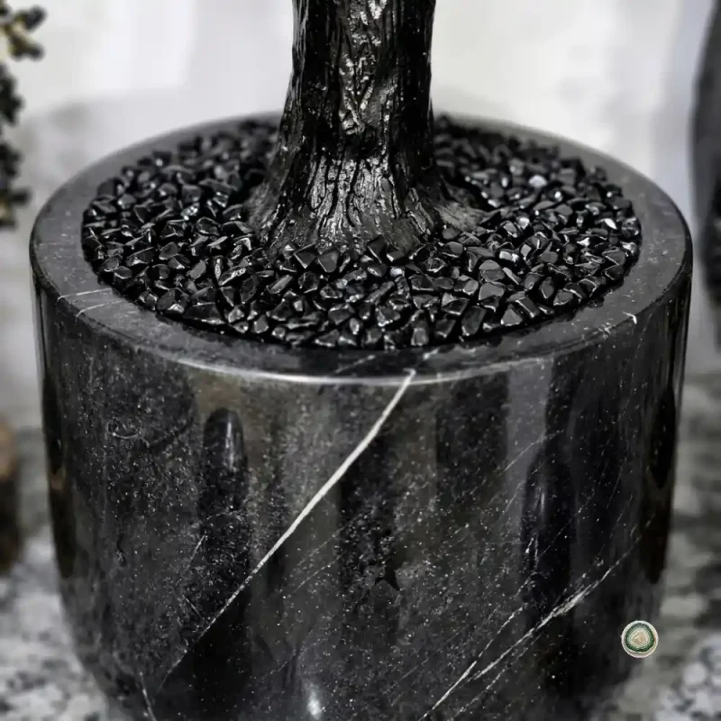 Black tourmaline Gemstone Tree 5 - Christmas Decoration | Stonerie