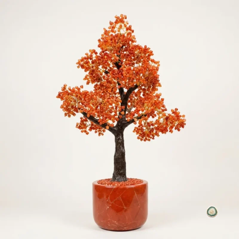 Carnelian Gemstone Tree 7 - Christmas Decoration | Stonerie