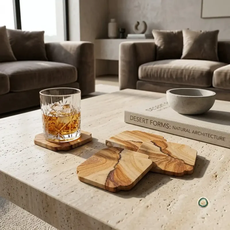 Picture jasper Coaster 10 - Christmas Decoration | Stonerie